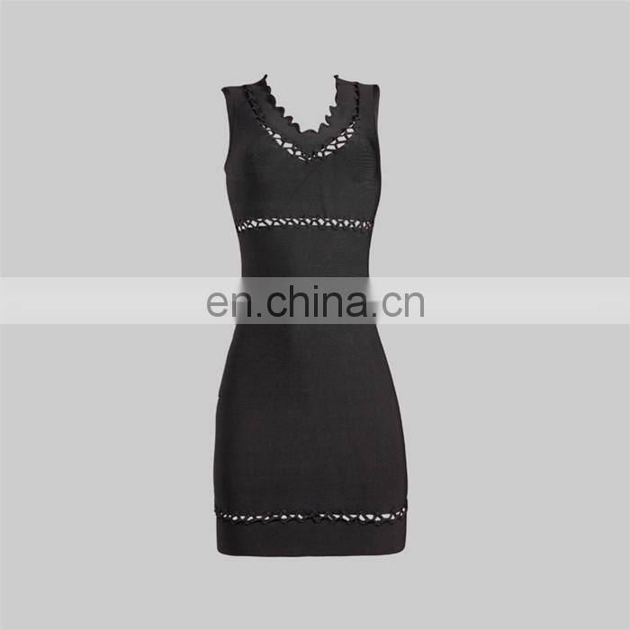 2015 Lady Red Plain Maxi Smart Elegant Sleeveless Muslim Evening bandage dresses