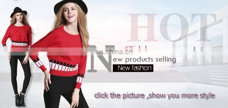 2017 Wholesale Women Cotton Military Knitted new style Autumn Sweater