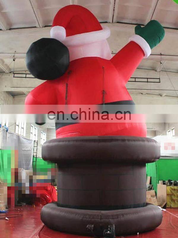 customized beautiful Hot selling inflatable Father Christmas,outdoor xmas inflatable Santa