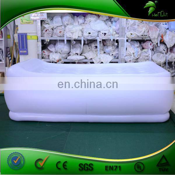 2 m White Inflatable Air Bed Replica Inflatable Bed Shape Bench Furniture Ornaments Couch Balloon