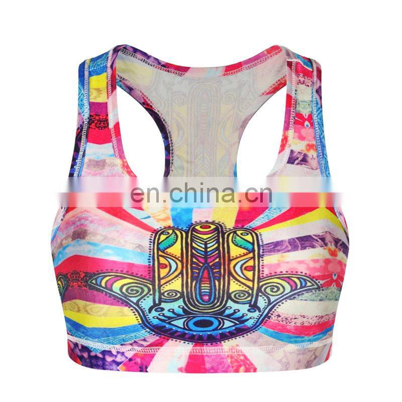 Ladies Stretchy Gradient Printed high quality sports tracksuits