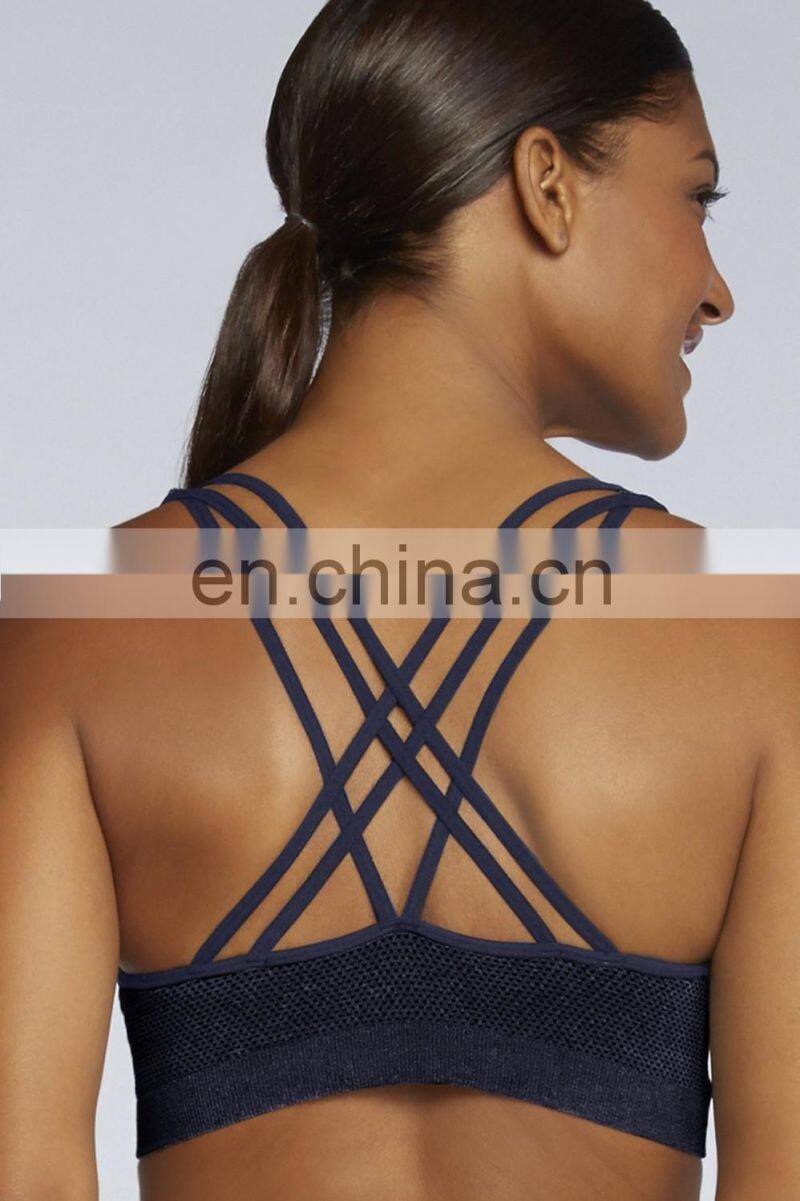 Women's High Impact Seamless Racerback Yoga Bra Fitness Bra#YB0001