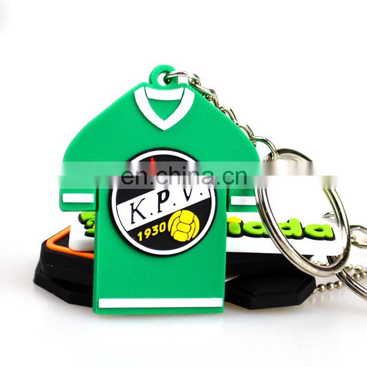 fashionable patterns custom logo leather with metal key chain