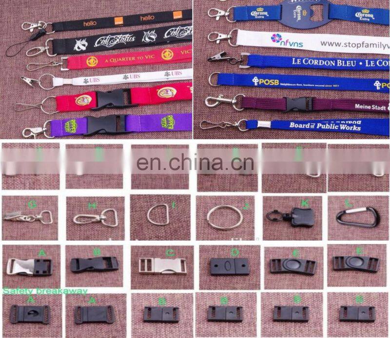 Fashion Promotional Cheaper Elegant Cards Holder Lanyards Satin