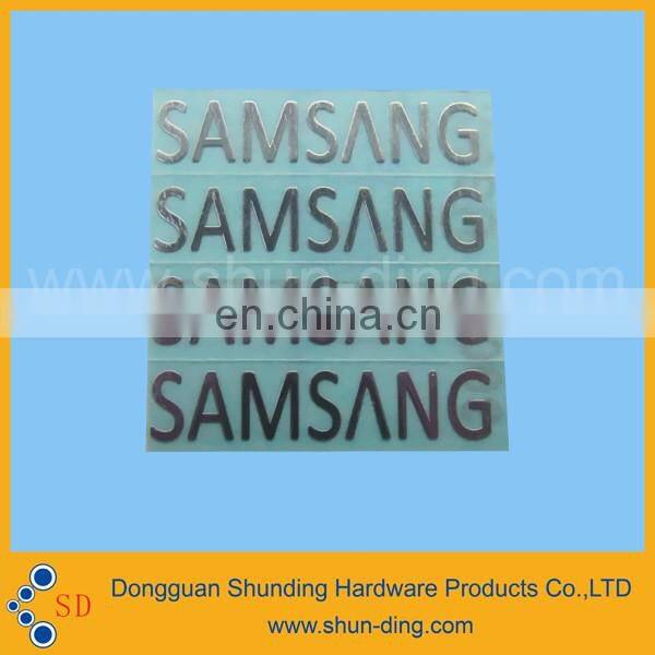 Adhesive 3D alphabet letter sticker