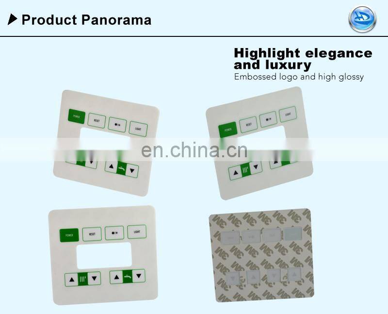 Hot New Products Polycarbonate PC Graphic Overlays With Cutouts