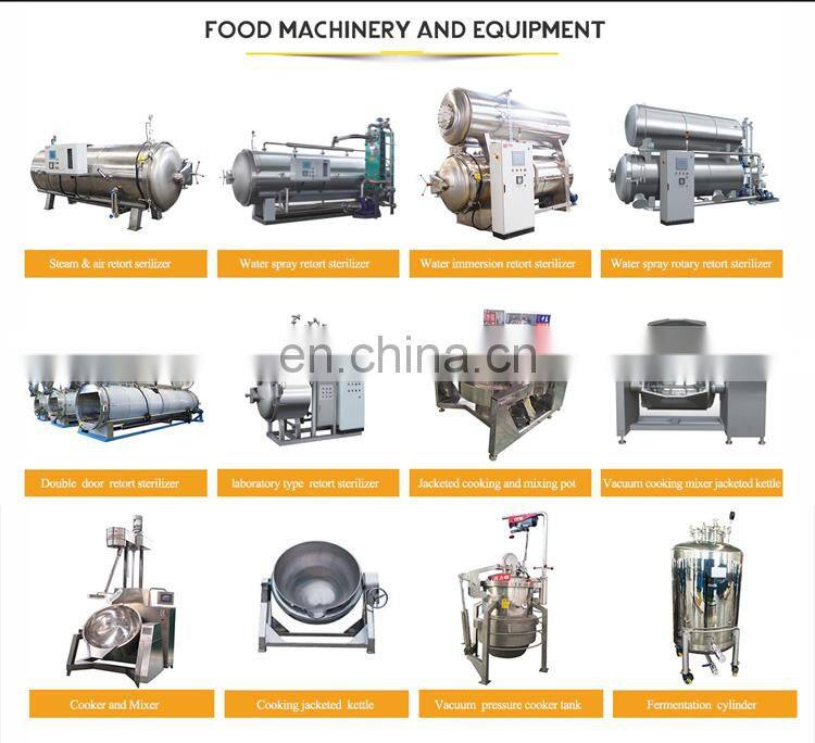 500L steam cooking pot / Large electric jam cooking pot jacket kettle with agitator