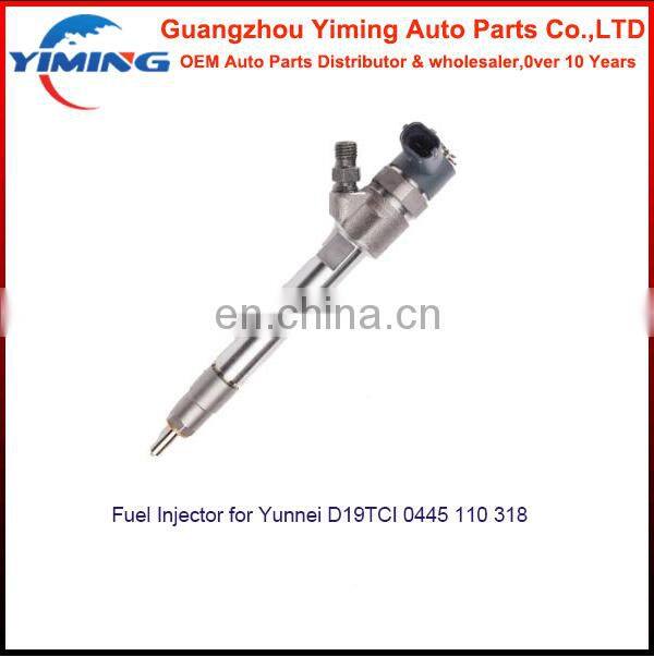 0445110318 fuel injector for Yunnei D19TCI