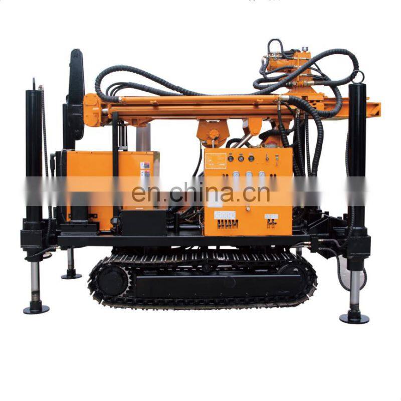 Self-walking compressor borewell drilling machine with factory sale
