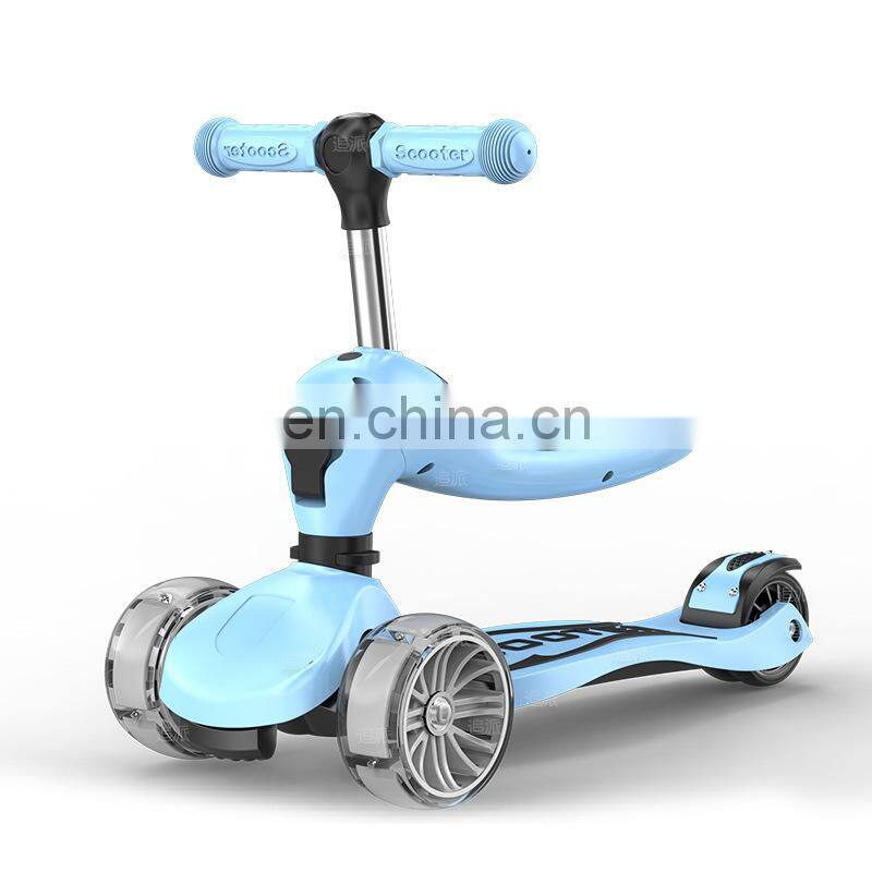 2 in 1 Functional 3 wheel kids scooter/new kids scooter cheap kids scooter/kids scooter with seat