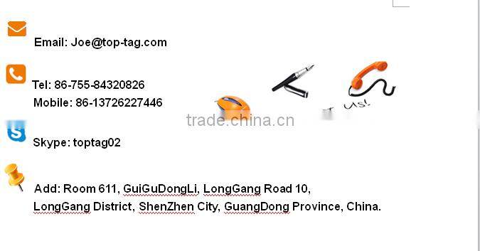 Plastic UHF rfid tag / rfid tag making machine for laundry