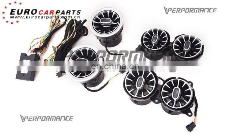 W222 air vents ambient fit for S class W222 2014-2019year W222 interior air vents light with 64 colors 7 colors
