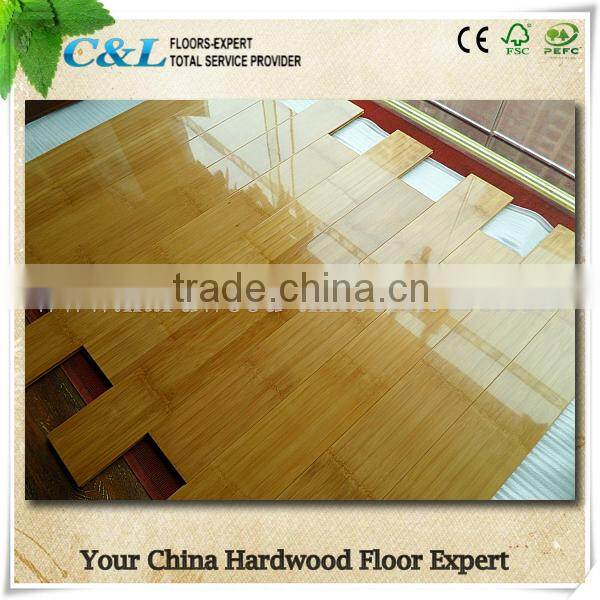 Cheap Carbonized Vertical Solid Bamboo Flooring