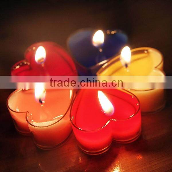 Hand made round ball green and red different colors crystal candle holder with white candles