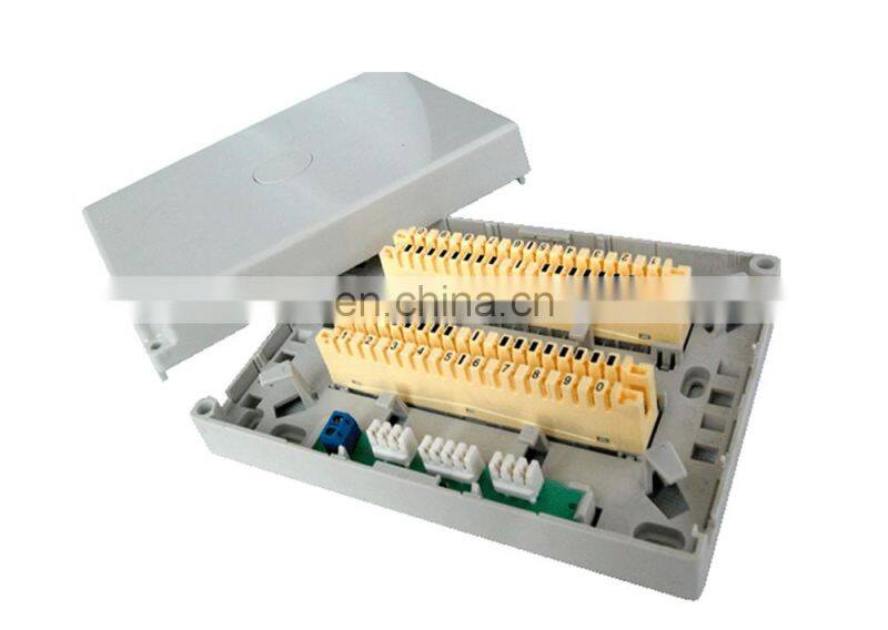 MT-2301 10 pair distribution box indoor krone ABS terminal box