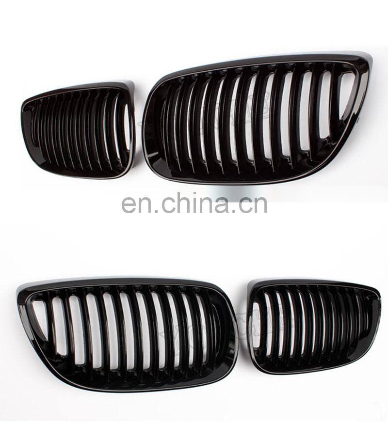 ABS black front hoot kidney grille for BMW 3 series E92 E93 M3 Pre-LCI 2006-2009 & E90 M3 car grill