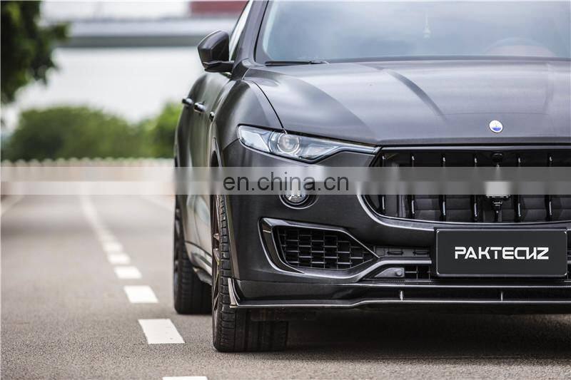 Runde Top Ranking For Maserati Levante Real Carbon Fiber Body Kit Front Lip Rear Diffuser Spoiler Middle Wing
