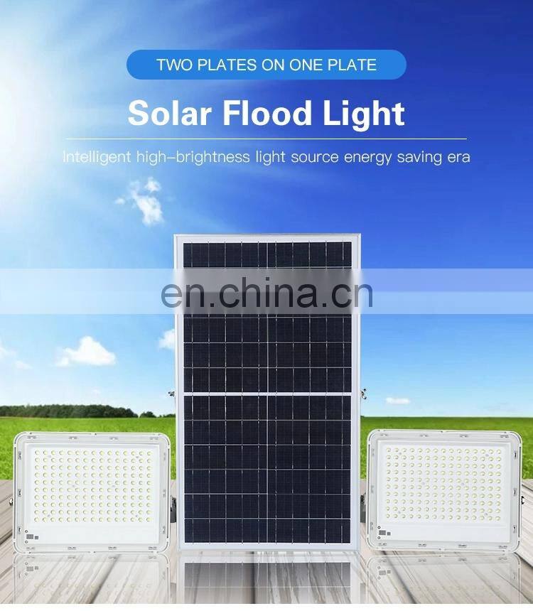 Morden Outdoor Garden Waterproof LED 60w 100w 120w 150w Solar Floodlight 200w