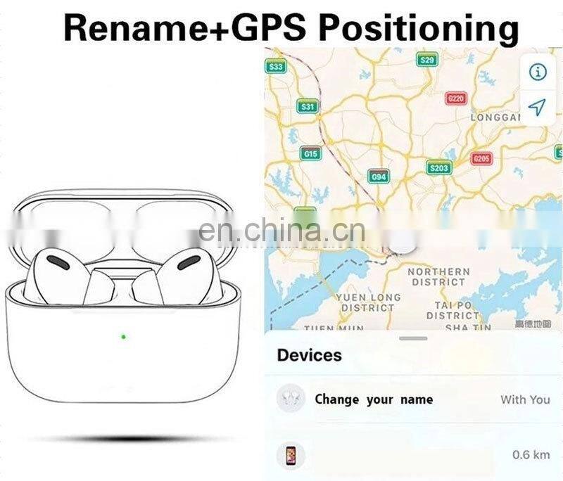 Airoha chipset smart Sensor wireless earphone headset 3th gen tws air pro 3 tws clone earbuds GPS rename