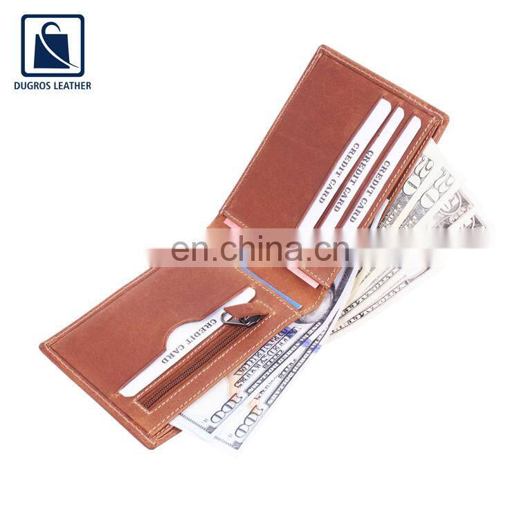 Leading Supplier of Top Selling Luxury and Elegant Design Genuine Leather Women Wallet for Men