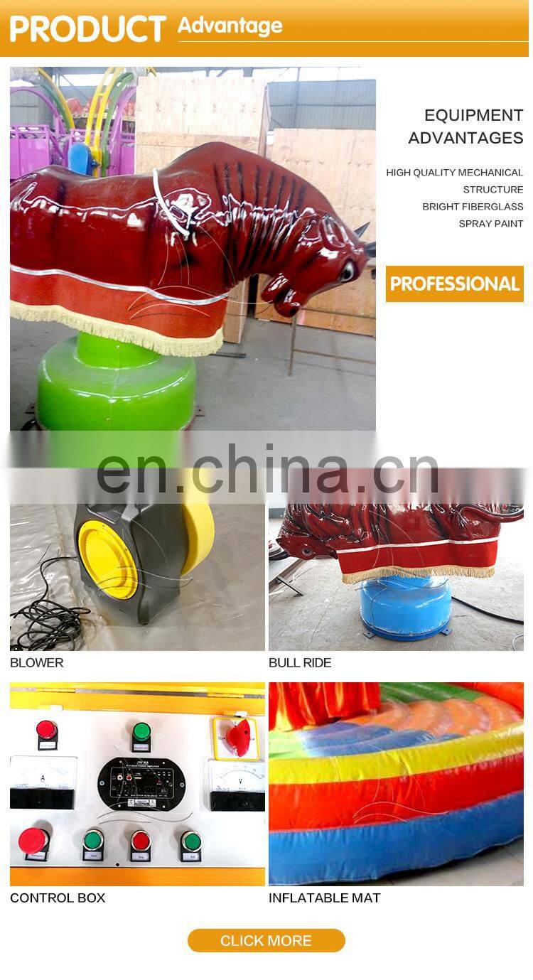 Theme park rides mechanical games rodeo bull