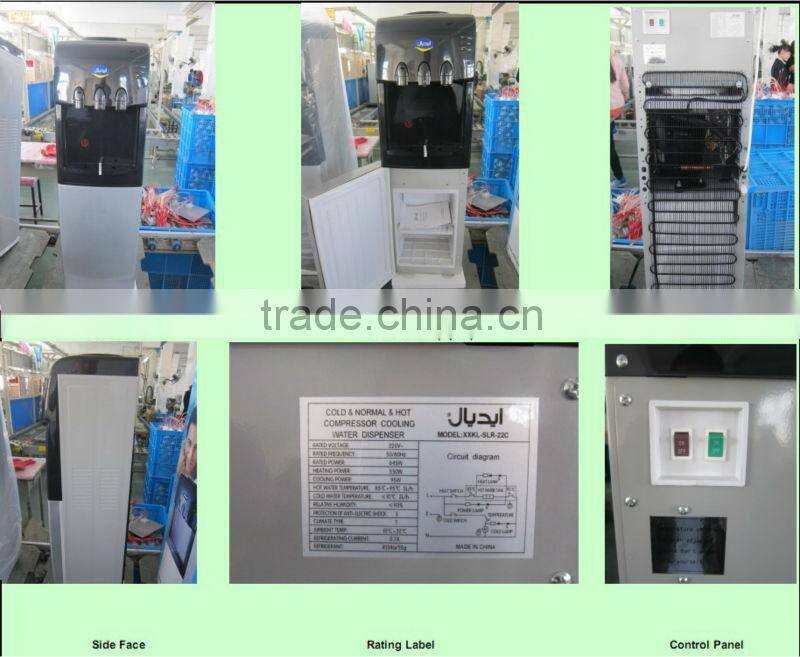 Hot Sale hot cold compressor cooling free standing water dispenser, water cooler