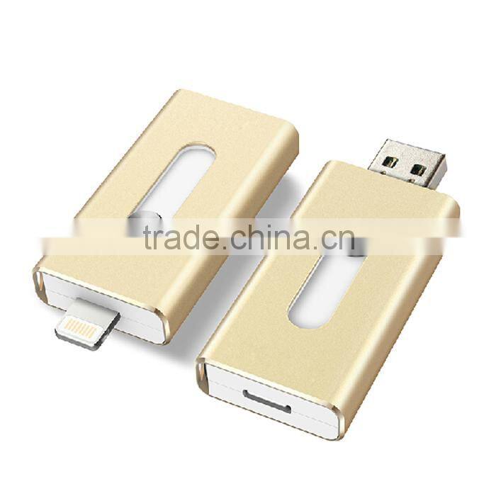 Wholesale alibaba OTG metal usb memory stick 32gb64gb for Iphone