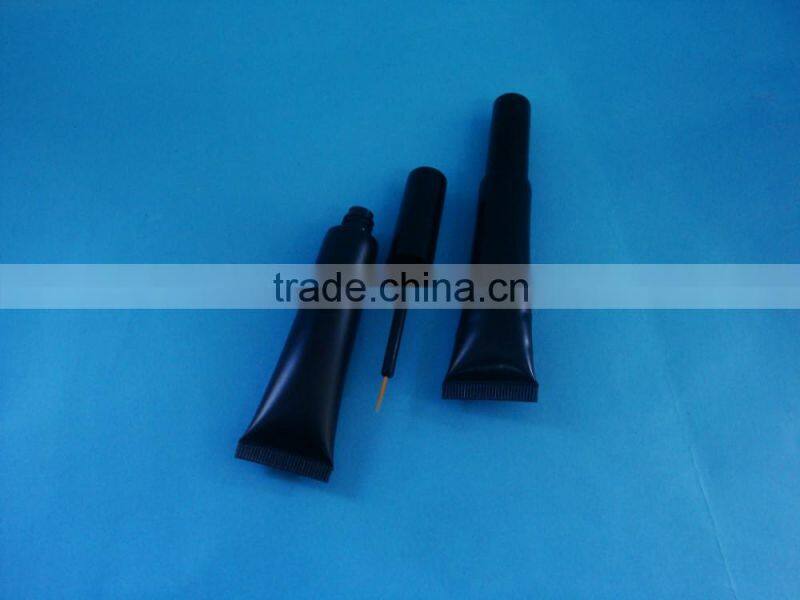 Plastic eye masacara bottle for eye / make up cosmetic care container with brush cap