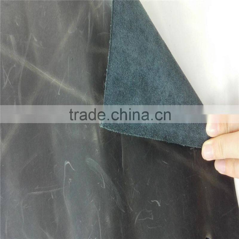Genuine china cow leather for shoes bag wallet
