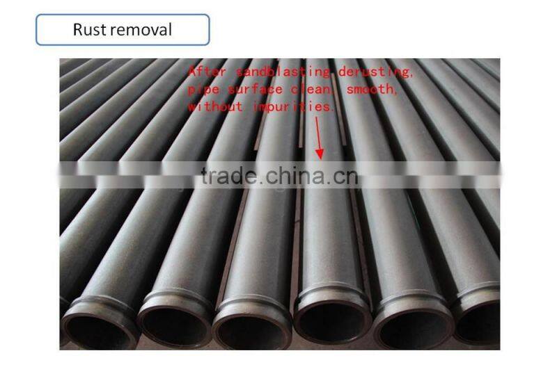 133mm *3m reinforced large diameter concrete pump pipe for conveying