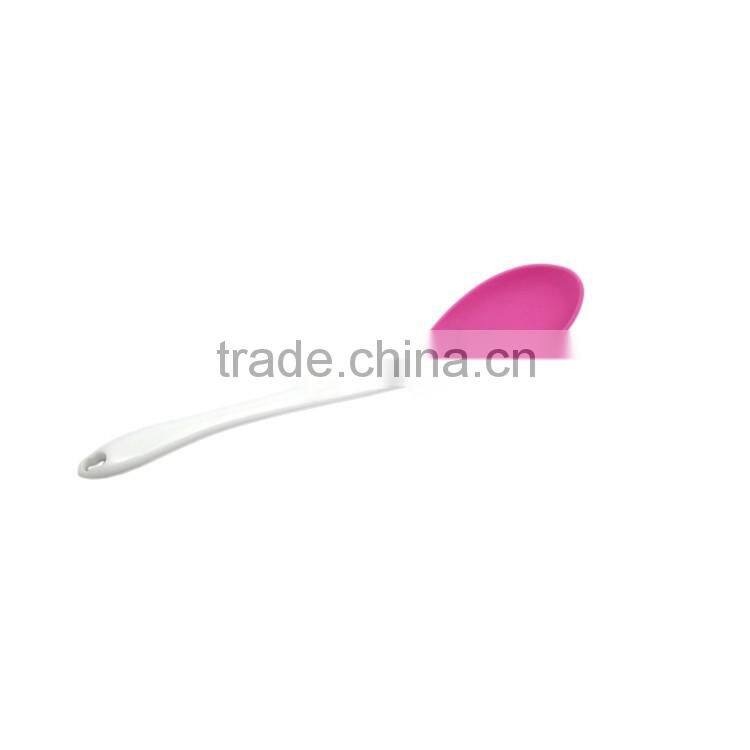 Eco-friendly silicone mixing spoon