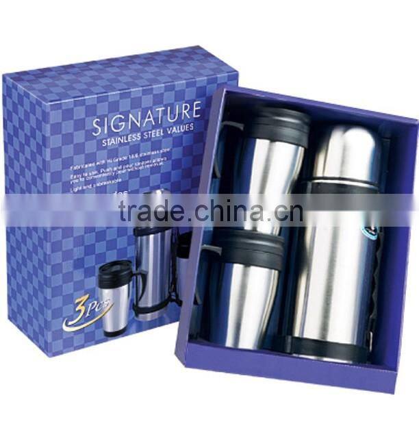 Customize and wholesale best quality stainless steel thermos mug gift sets