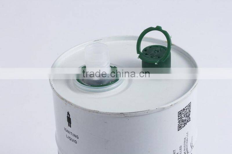 Metal cans plastic cap flexible oil spout