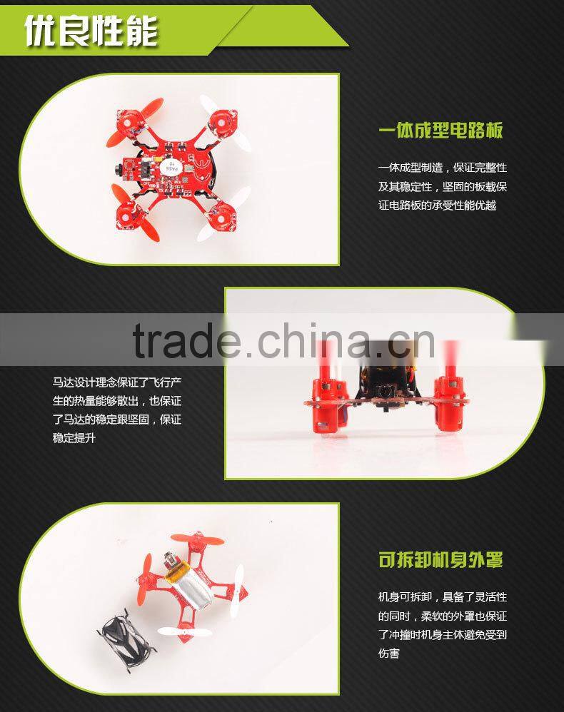 2015 New Arrived WLV292 2.4GHz 6 Axis Gyro Nano Micro RC Quadcopter Smallest Quad Copter with new style packing