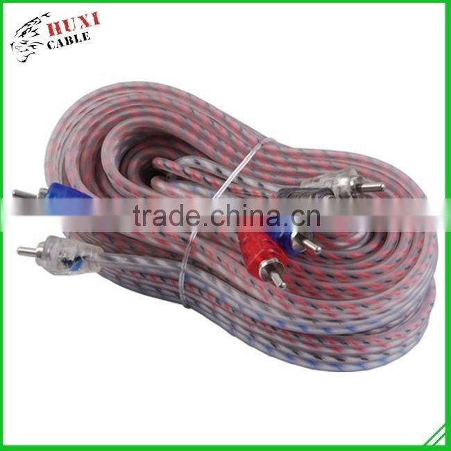 Haiyan Huxi China Supplier Fashion Design Useful Japan Video 10 Pin Mini Din To L Shape Rca Audio Video Cable