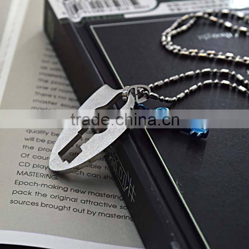 Unique Products From China Key Chain Steel Pendant