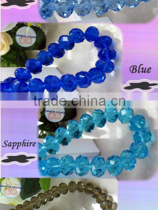 10mm faceted crystal rondelle bead for jewelry craft DIy making wholesale
