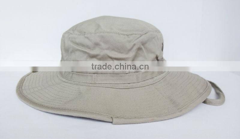 large brim foldable cotton safari hat for fishing