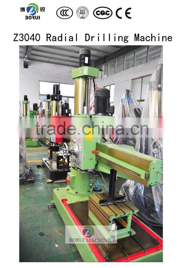 the arm length 1300mm Z3040 radial drilling machine