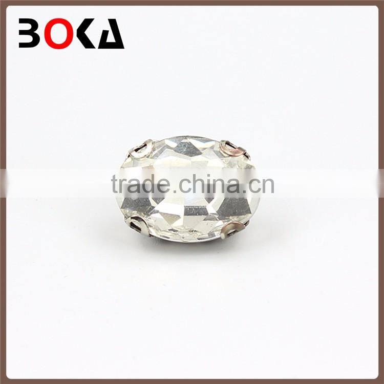 // Good quality crystal beads with claw back diamonds gemstone // flatback rhinestone for garments //