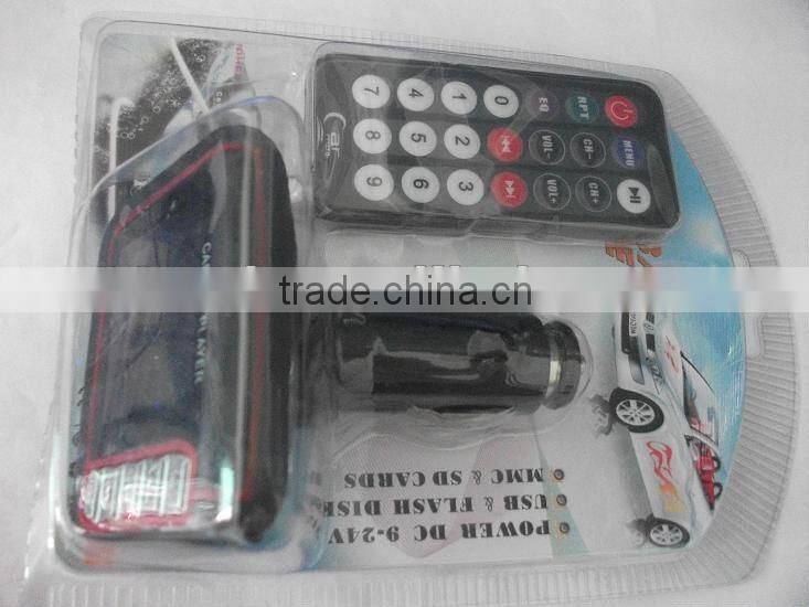 New Car MP4 player with FM transmitter with high quality