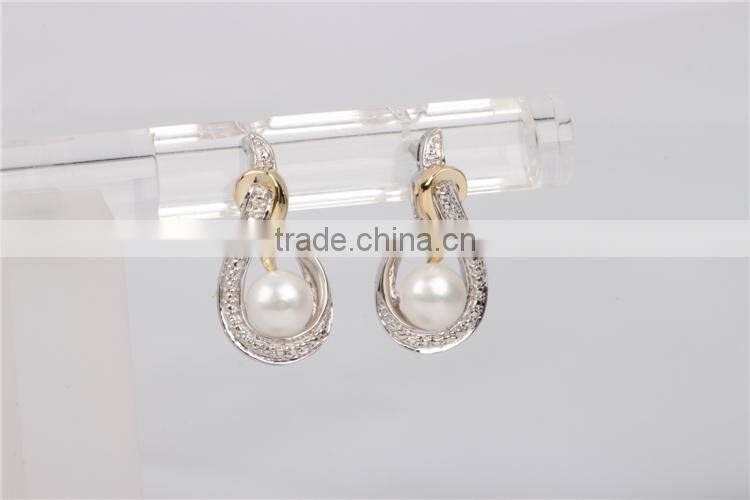 Lastest Design Fashion Earring Designs New Model pearl Earrings