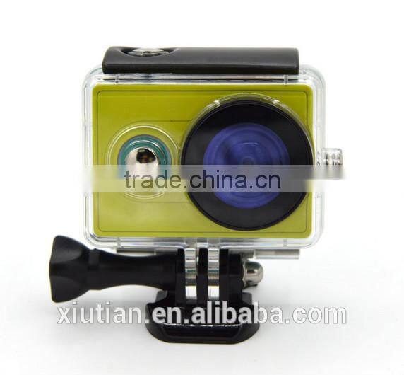 Xiaomi Yi Camera Waterproof Case+Surfing Mouth Mount+Floating Bobber for Xiaomi Yi Camera Accessories Xiaoyi Action