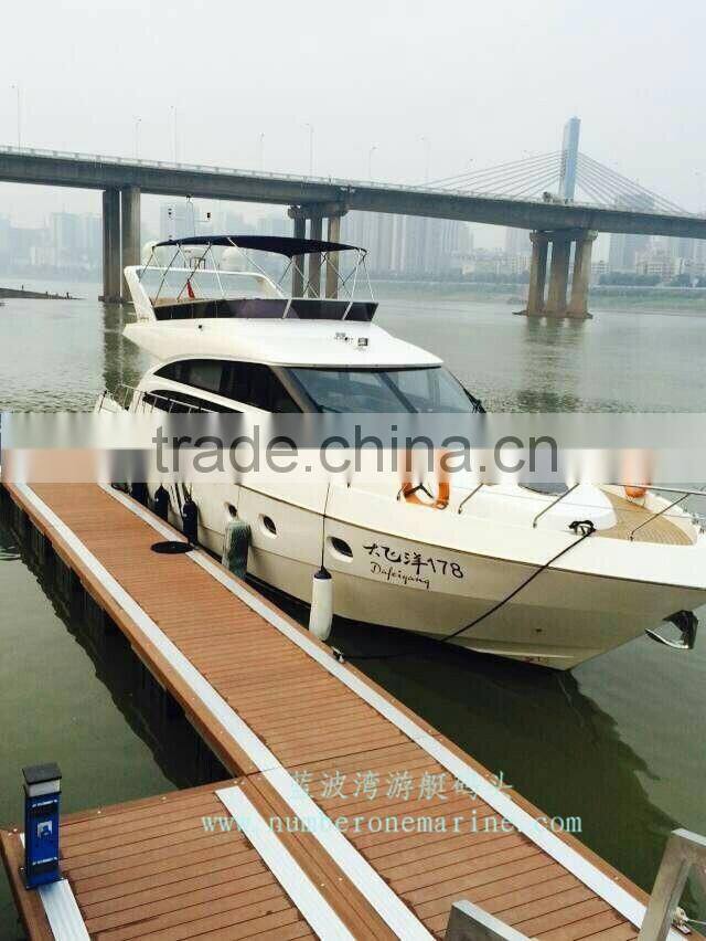 marine plastic water floating pontoon bridge for sale