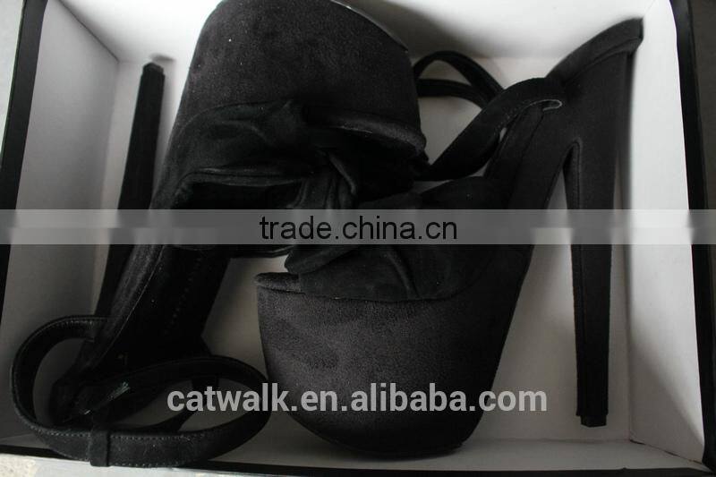 2015 black heels sexy guangzhou wholesale sandal platform shoes ladies sandals