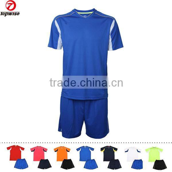 Top quality short sleeve football shirt maker soccer jersey for football player
