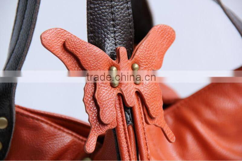 2014-latest fashion handbags with butterfly design made in China