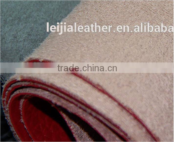 pu coated leather with high quality stocklot car seat leather wholesale from leather manufacturer in China