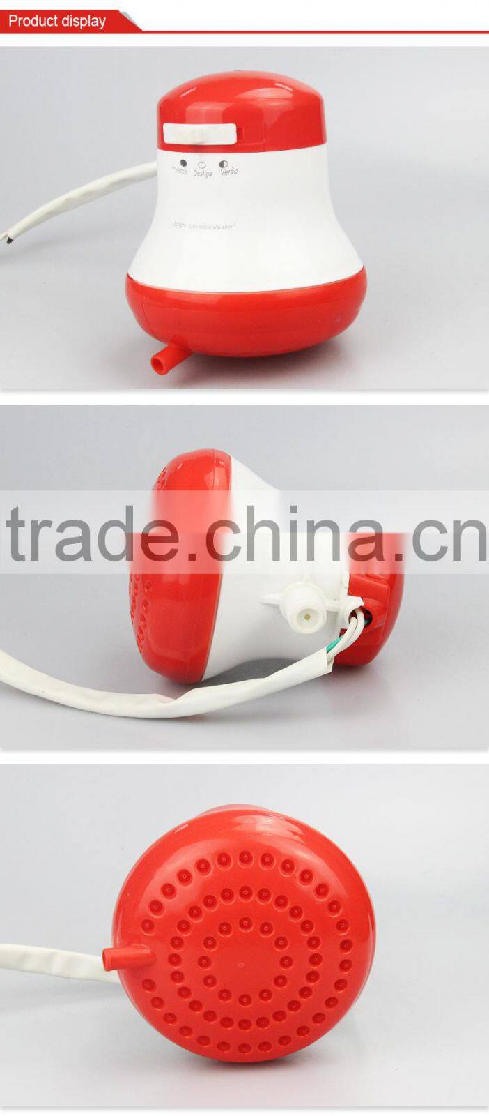 High quality 110v/127v/220v electric water shower rain mineral shower head