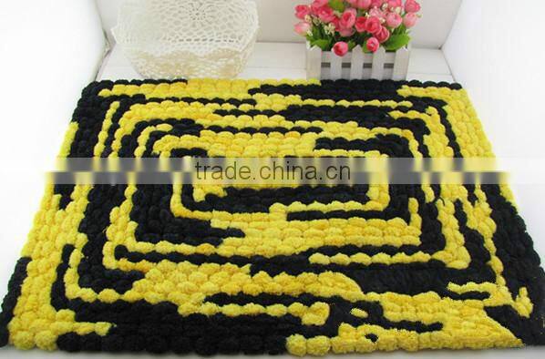 Hat Fashion ladder fancy yarn ball handknitting pom yarn